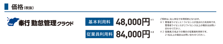 標準価格など