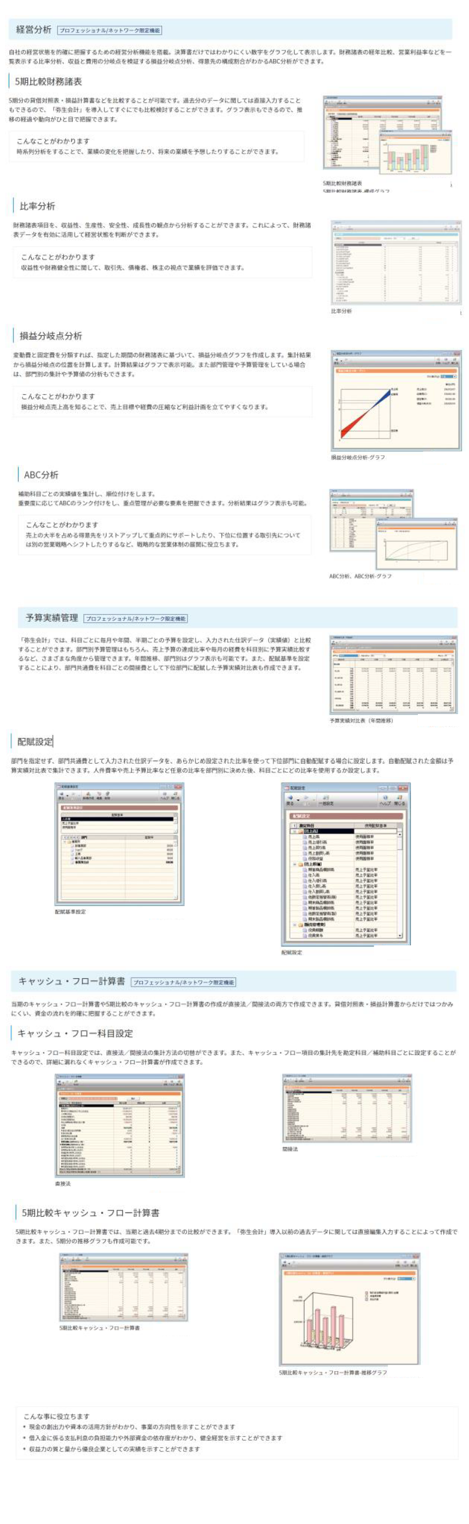 経営分析/予算管理